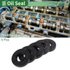 Oil Seal 30x65x12mm NBR Rubber High Pressure Black 5 Pcs
