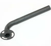 250cc Hummer Style ATV Black Alloy Twin Exhaust Pipe Muffler