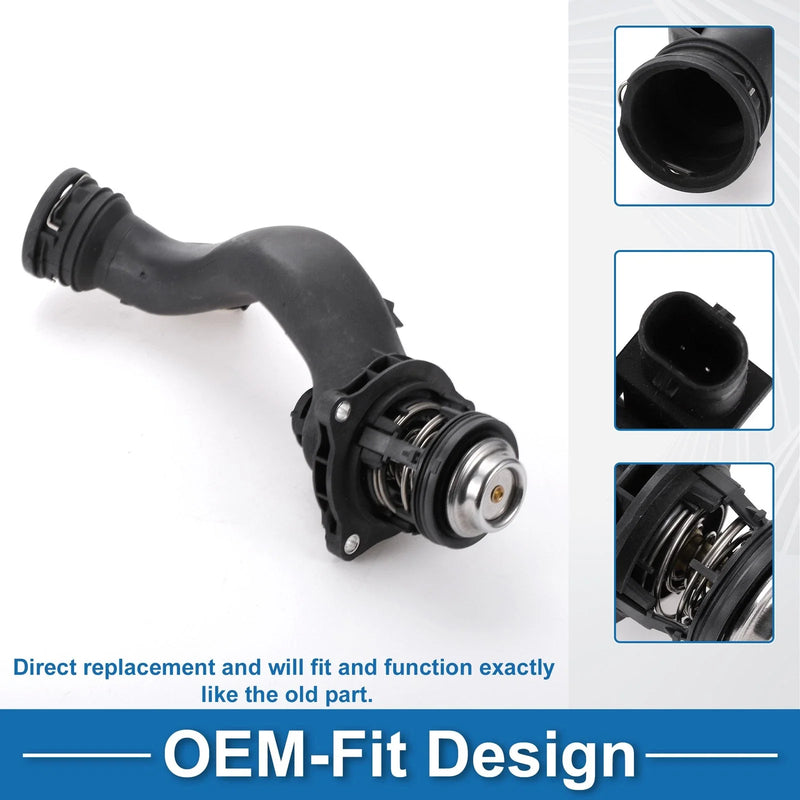 Mercedes-Benz E550 S550 Engine Coolant Thermostat Housing (2012-2017)