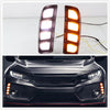 Honda Civic Type R 2 x LED DRL Fog Lights (2016-2020)