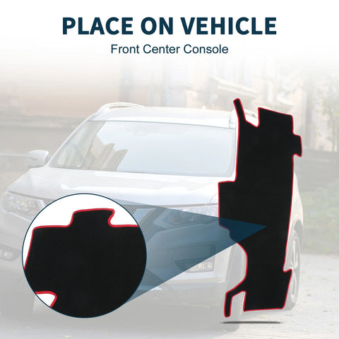 Nissan NOTE e-POWER E13 (2020-2024) Black Red 1 Set Dashboard Cover Mat