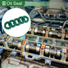 Oil Seal Rotary Shaft Seal TPU 14x24x5mm High Pressure Green 5 Pcs