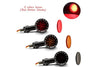 Harley Chopper Amber LED Turn Signal Indicator Lights