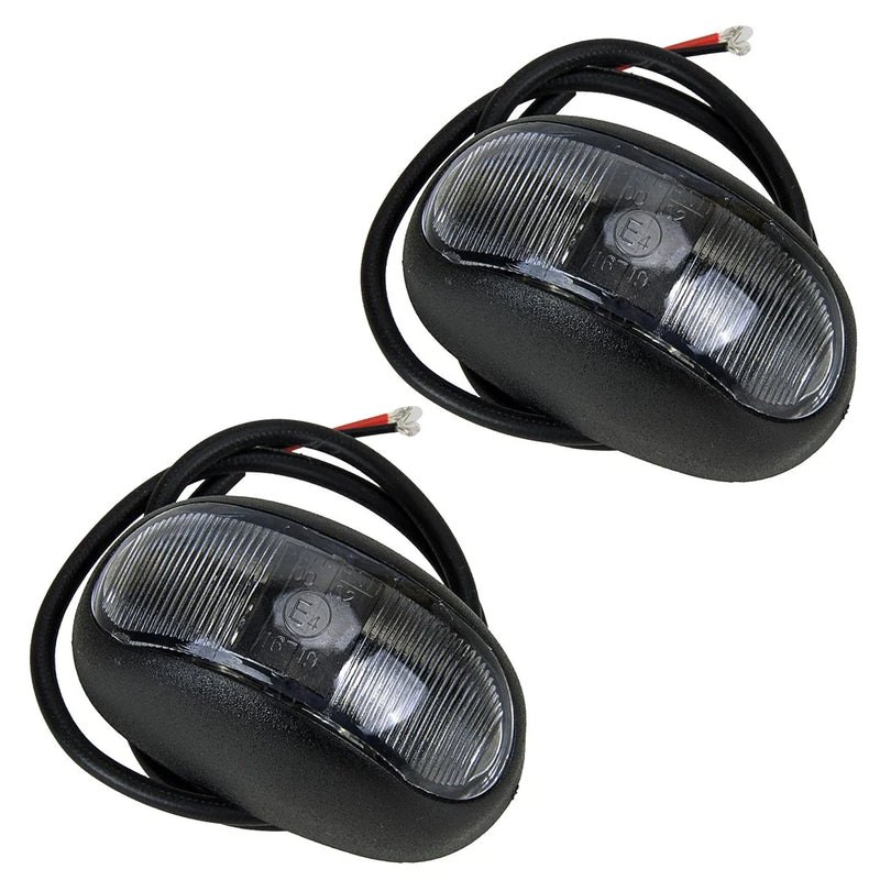 Trailer Truck 4 x Amber Red LED Clearance Lights