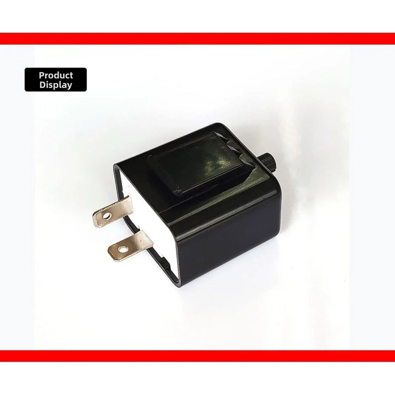 Halogen Motorcycle Turn Signal LED Flasher Relay 12V Adjustable Blinker