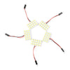 Car Interior 5x White LED 5050 15SMD Dome Lights (Universal)