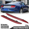 Ford Mustang (2015-2017) Red 2 x Bumper Reflector Stickers