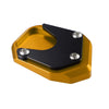 Honda - Gold Aluminum Alloy Motorcycle Kickstand Plate Pad
