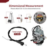 Suzuki Ozark 250 Carburetor & Throttle Cable 2x4 (2002–2007)