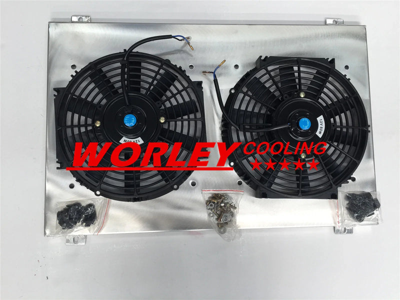 Ford AU Falcon 5.0 V8 / 4.0 6 cyl Aluminum Radiator, Shroud, Fan (1998-2002)