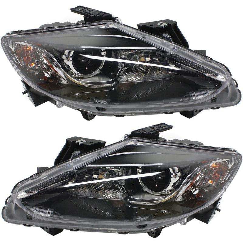 Halogen Headlight Set For 2013-2015 Mazda CX-9 Left and