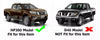 Nissan Navara NP300 Chrome Headlight Covers (2014-2016)
