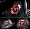 Infiniti Q50 Q60 14-18 Silver Engine Start Cover Push Buttons Ring Trim Fit