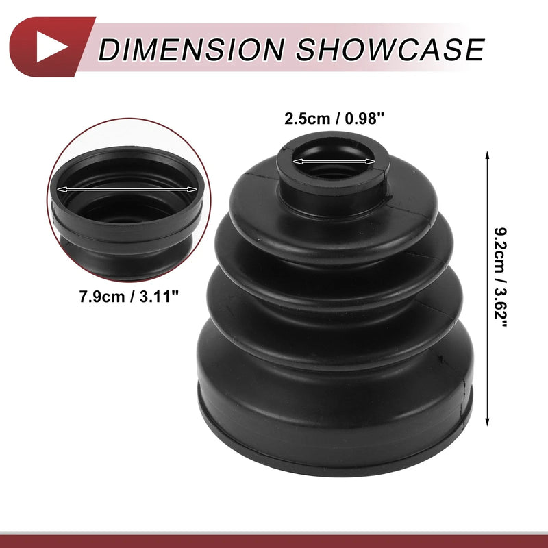 Honda Crosstour Inner CV Joint Boot Kit with Clamps (2012)