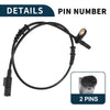 Mercedes-Benz CLS550 2 x Front Left Right ABS Speed Sensors (2007-2011)