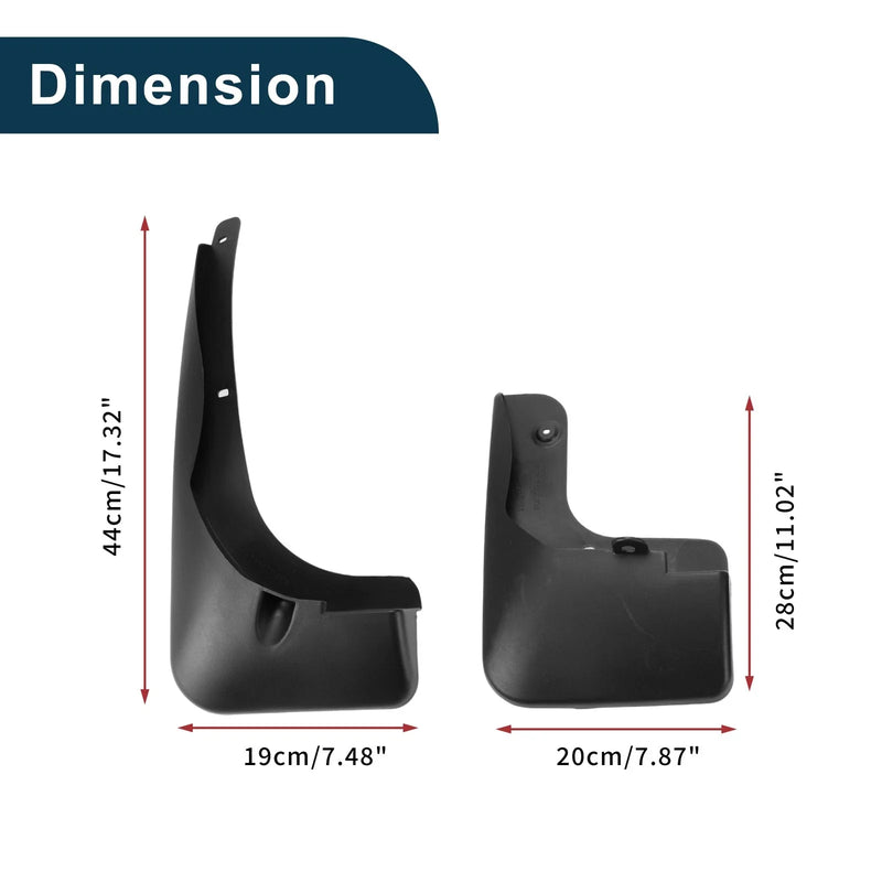 Toyota RAV4 Mud Flaps Splash Guards 1 Set (2013-2015)