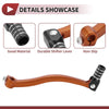Kayo T6 Orange Black Folding Gear Shifter Lever