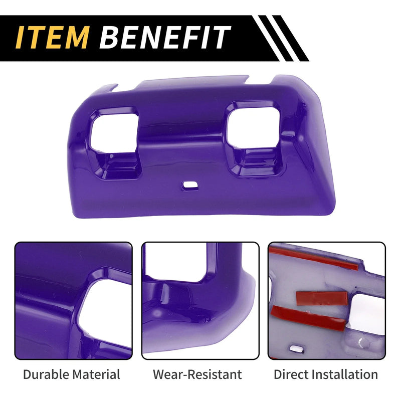 Jeep Wrangler JL JLU (2018-2024) Purple Rear Window Switch Panel Trim Cover