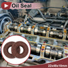 Oil Seal 22x48x10mm Seal Ring Rotary Shaft Seal FKM Rubber 2x