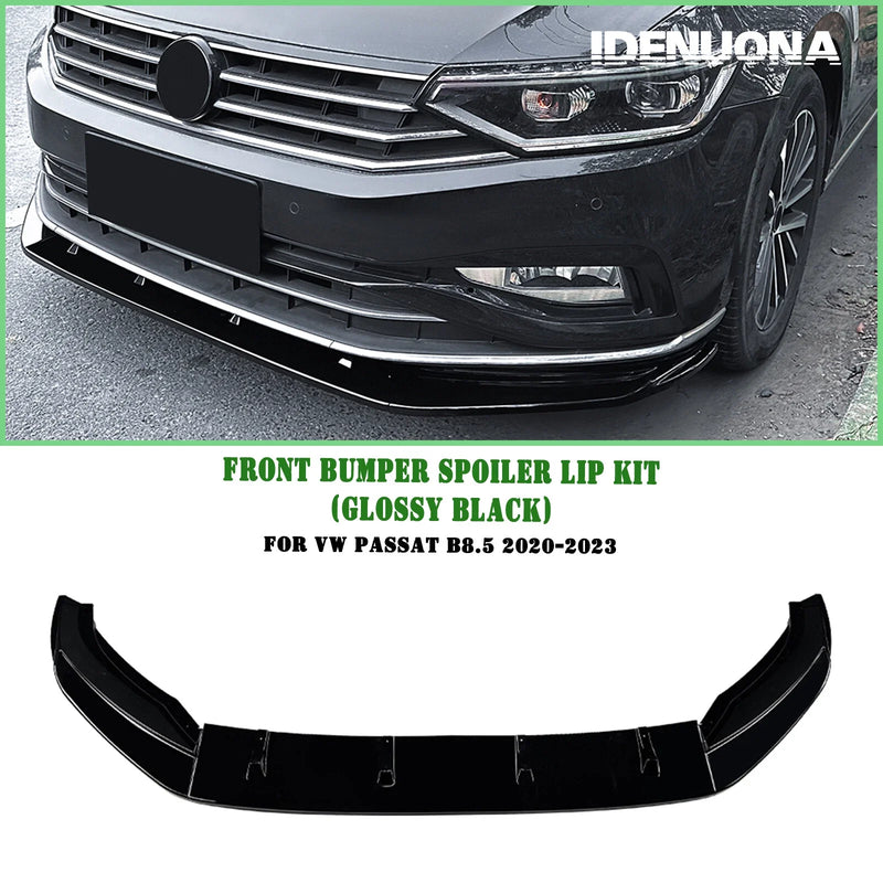 VW Passat B8.5 Front Lower Spoiler Lip Splitter (2020-2023)
