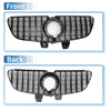 Mercedes-Benz V-Class (2020-2024) Glossy Black Front Upper Bumper Grille