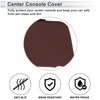 BMW X5 (2019-2024) Dark Red Center Console Cover with Storage Bag