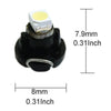 Blue LED T3 Neo Wedge 1210SMD Dash Climate Gauge Light Bulbs 10 x