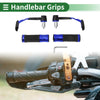 Motorcycle Hand Grips Cover Kit Handlebar Cover Rubber Diamond Pattern 1 Set