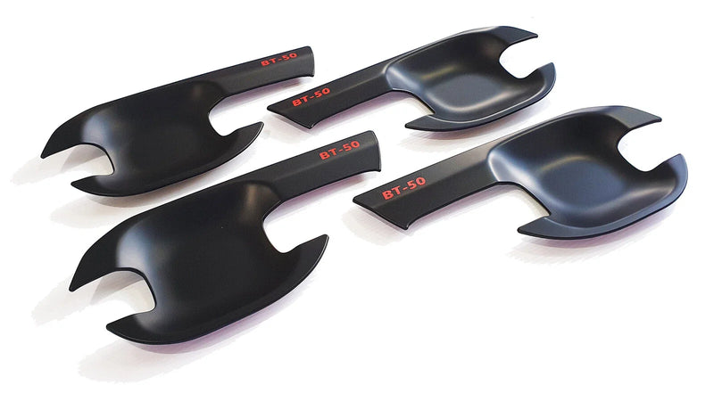 Mazda BT-50 Matte Black Door Handle Cover Insert Bowl Trim (2021-2023)