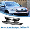 Honda CR-V (2007-2009) Chrome Silver Black 1 Set Front Bumper Grille