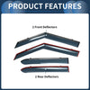 Chevrolet Trailblazer 1 Set Window Deflectors Vent Visors (2021-2024)