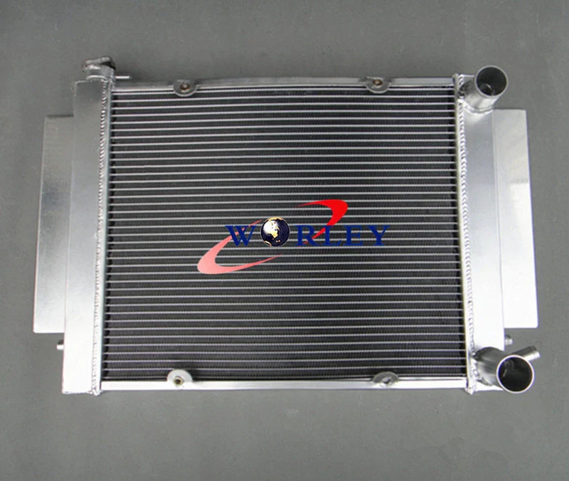 Mazda RX2 RX3 RX4 RX5 Aluminum Radiator + Fan (1970-1980)