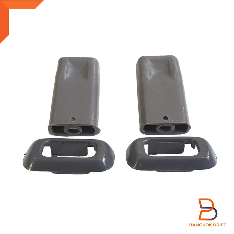 Toyota Hilux 4Runner Grey Door Lock Control Knob & Holder Trim (1984-1997)