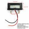 Universal Motorcycle Rear License Plate Light (2020-2023)