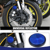 Motorcycle Garbage Cans Car Truck 2 x Round Shape Reflector Universal Item