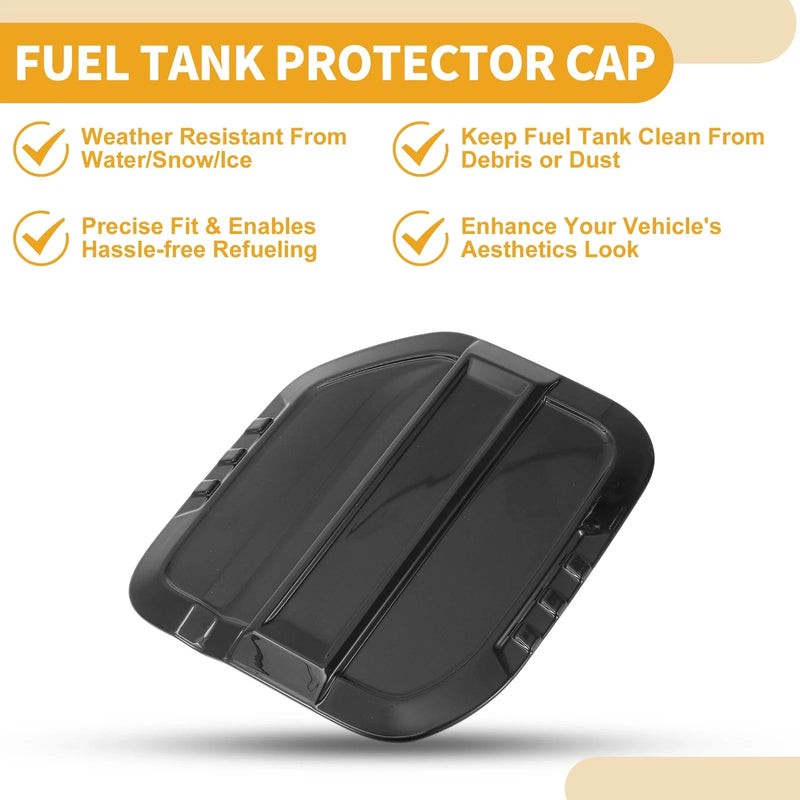 Ford Bronco 2023-2025 Fuel Filler Flap Cover Black Fuel Tank Door Cap