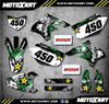 Kawasaki KLX 450 Custom Graphic Kit GRAFFITI STYLE (2008-2012)