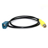 Mercedes-Benz C-Class W204 Female Fakra RCA Adapter Cable (2007–2014)
