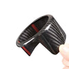 For 17-19 Alfa Romeo Stelvio Carbon Fiber Front Grille Center Logo Cover Caps