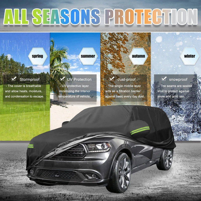 Dodge Durango Car Cover Waterproof with Zipper (2011-2023)