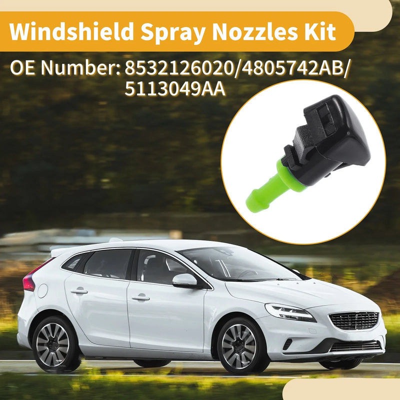 Jeep Patriot 2008-2015 with Gaskets Windshield Washer Nozzle Kit (2008-2015)