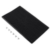 Beige PVC Car Foot Carpet Pad Heel Mat Pedal Patch Cover