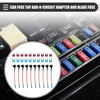 Car Circuit 12V Mini Fuse Tap w/ 10 x 15A 40A ATM APM Blade Fuses