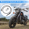 Motorcycle 120 cm Brake Clutch Oil Hose Line Stainless Steel Wire Braid