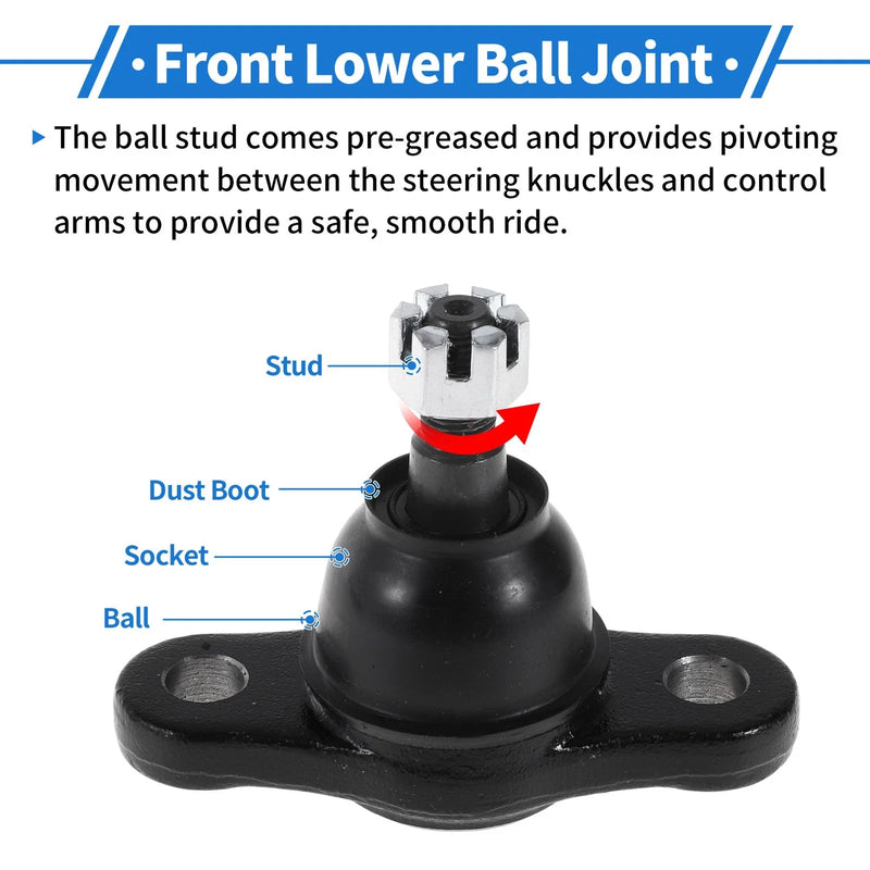 Hyundai Tucson 2 x Front Lower Ball Joints (2005-2009)