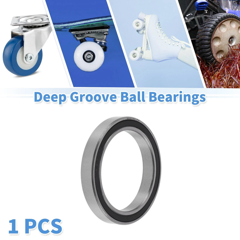 Make Model Deep Groove Ball Bearings 35x47x7mm Silver Tone Black