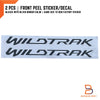 Ford Ranger PX Mk1 Wildtrak Front Door Graphics Stickers (12-14)