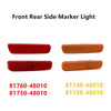 Lexus RX300 IS300 4 x Front Rear Side Marker Lamps (1999-2005)