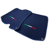 Ferrari Roma (2021-2024) Italian Edition AutoWin Dark Blue Floor Mats