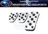 Subaru Aluminum Pedal Pad Set Brake Clutch Accelerator
